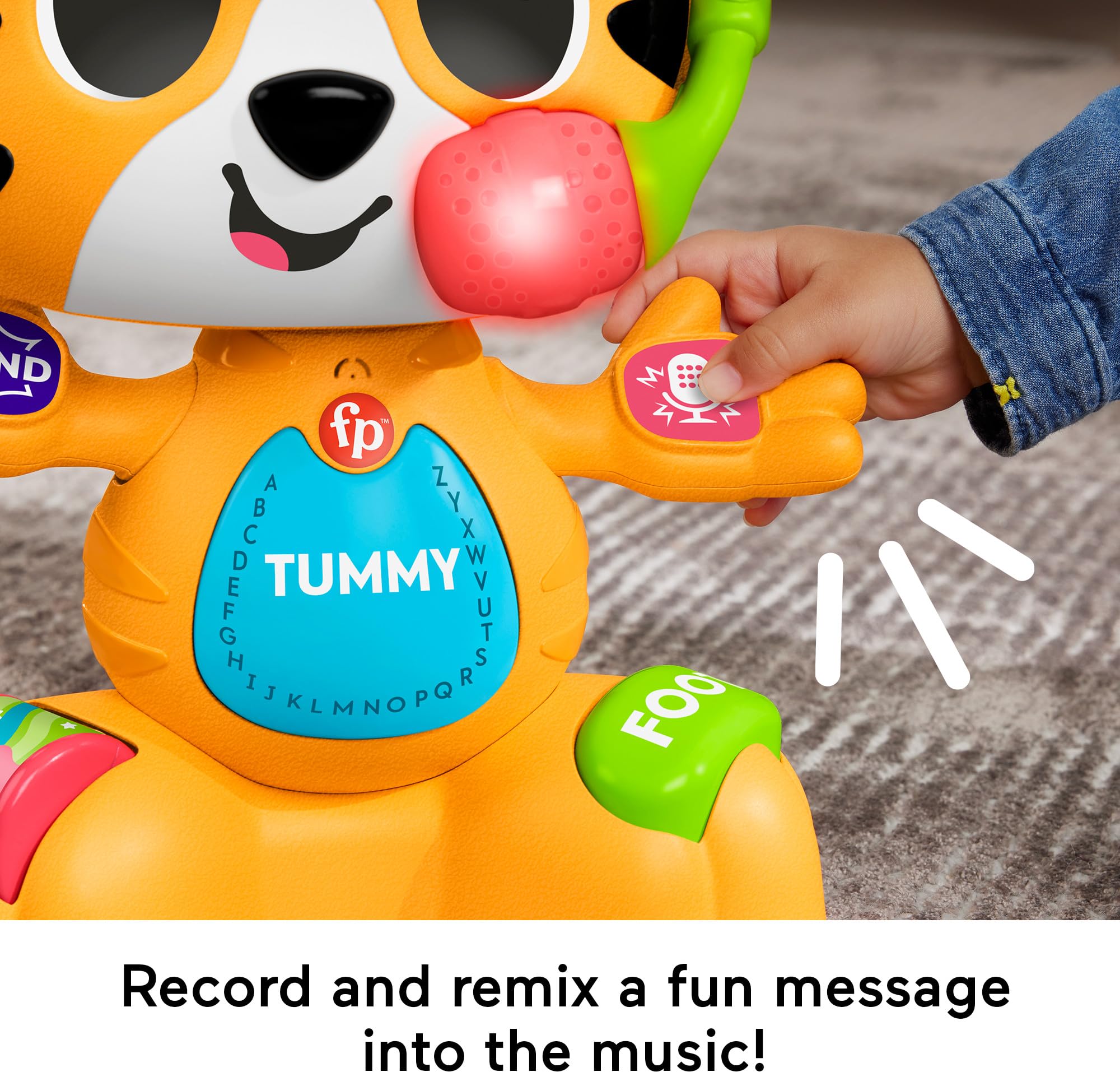 Fisher-Price -Link Squad Tiger Body Parts Musical Activity Toy HYL00, Multicoloured, Medium - Image 3
