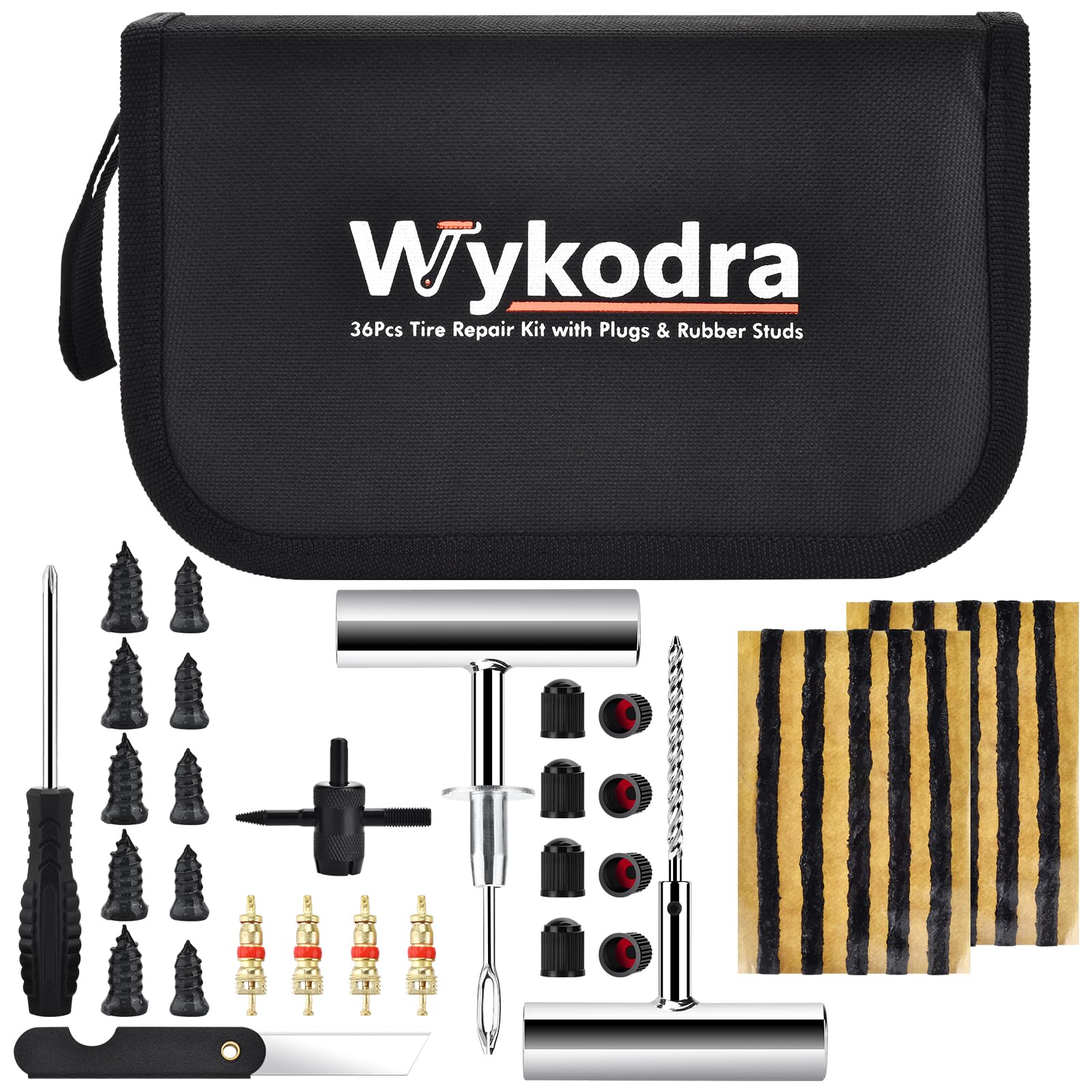 Wykodra Tire Repair Kit (36-Piece)