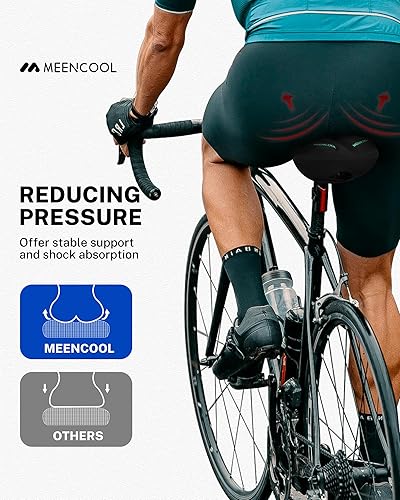 Vista 26 de Bike Seat Cushion - Gel Padded Bike Seat Cover for Men Women Comfort, Adjustable Velcro Secure Bicycle Seat Cushion Compatible with Peloton, Indoor