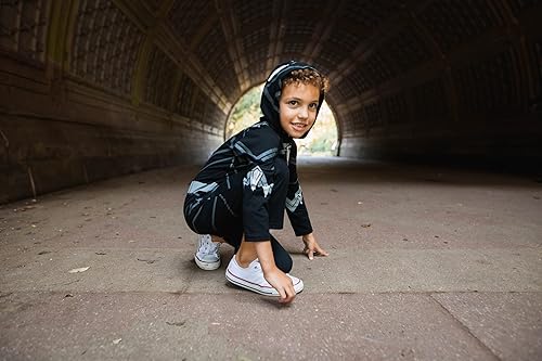 Miniatura 2 de Marvel Venengers Spider-Verse Spider-Man Venom Iron Man Zip Up Cosplay Enterizo Recién Nacido a Niño Pequeño