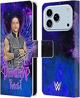 Vista 12 de Head Case Designs Officially Licensed WWE Portrait Damian Priest Leather Wallet Case Compatible with Apple iPhone 7 Plus/iPhone 8 Plus