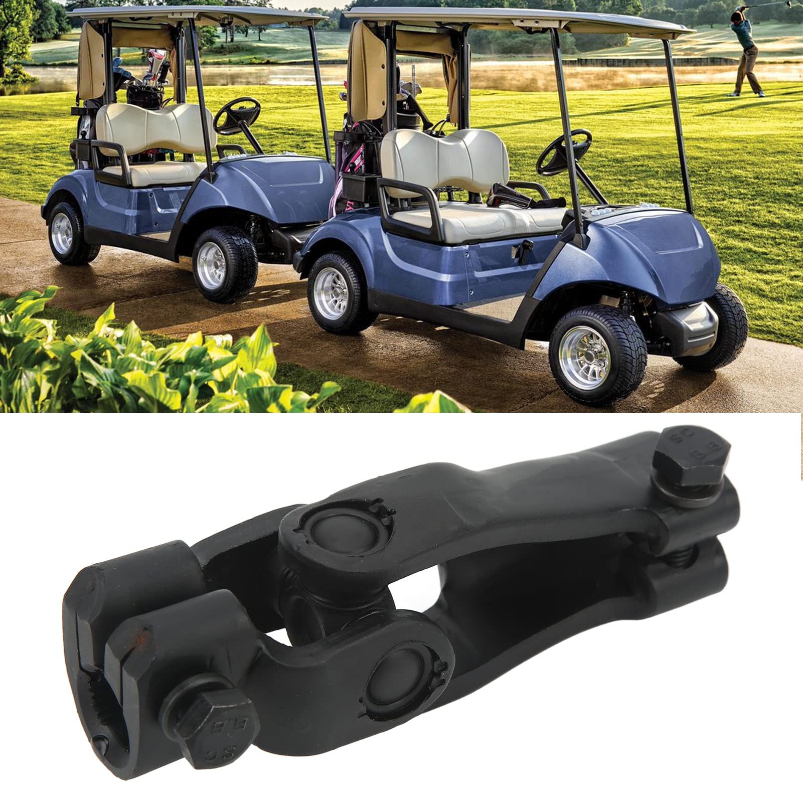 Keenso Ensamblaje de Yugo Inferior de Dirección de Aleación de Metal Duradero 103810201 para Carros Eléctricos de Gas Precedente de Club Car 2004 Up