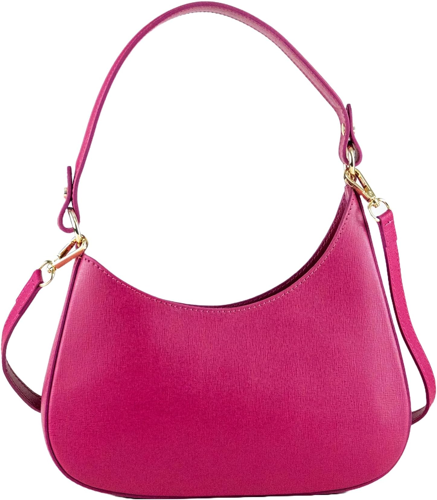 CHARO GARCIA Hobo Handbags for Women. Premium Italian Leather. Detachable Strap Included. Melanie Collection Made in Italy
