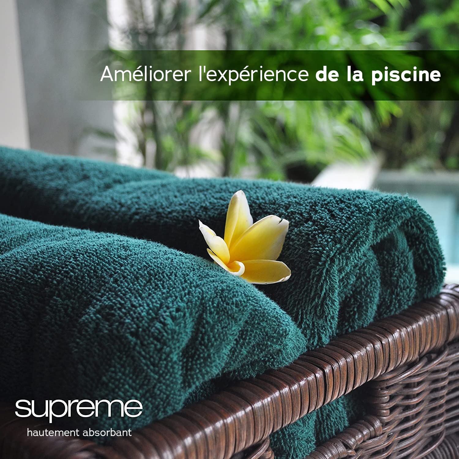 Couleur Vert Olive 2 Draps De Bain Extra Larges Sweet Needle - 100x150cm - 100% Coton Très Absorbant - Hôtel, Spa, Plage, Piscine Serviettes De Bain Extra Larges 100x150cm