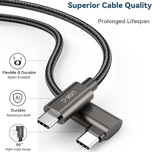 Miniatura 5 de Cable de conexión, cable de extensión USB C 3.0 a USB C de 16 pies, cable de carga de transferencia de datos de alta velocidad para auriculares VR