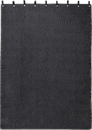 HOMBYS Large Sound Dampening Blanket, 72' x 40' Sound Absorbing Panel with Grommets for Wall Hanging, Noise Reduce Curta