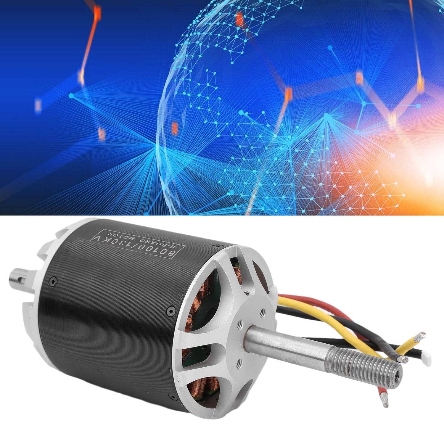 Brushless DC Motor 48V 130KV 7000W for Drone RC Aircraft Quadcopter UAV Motor Kit with Accessories