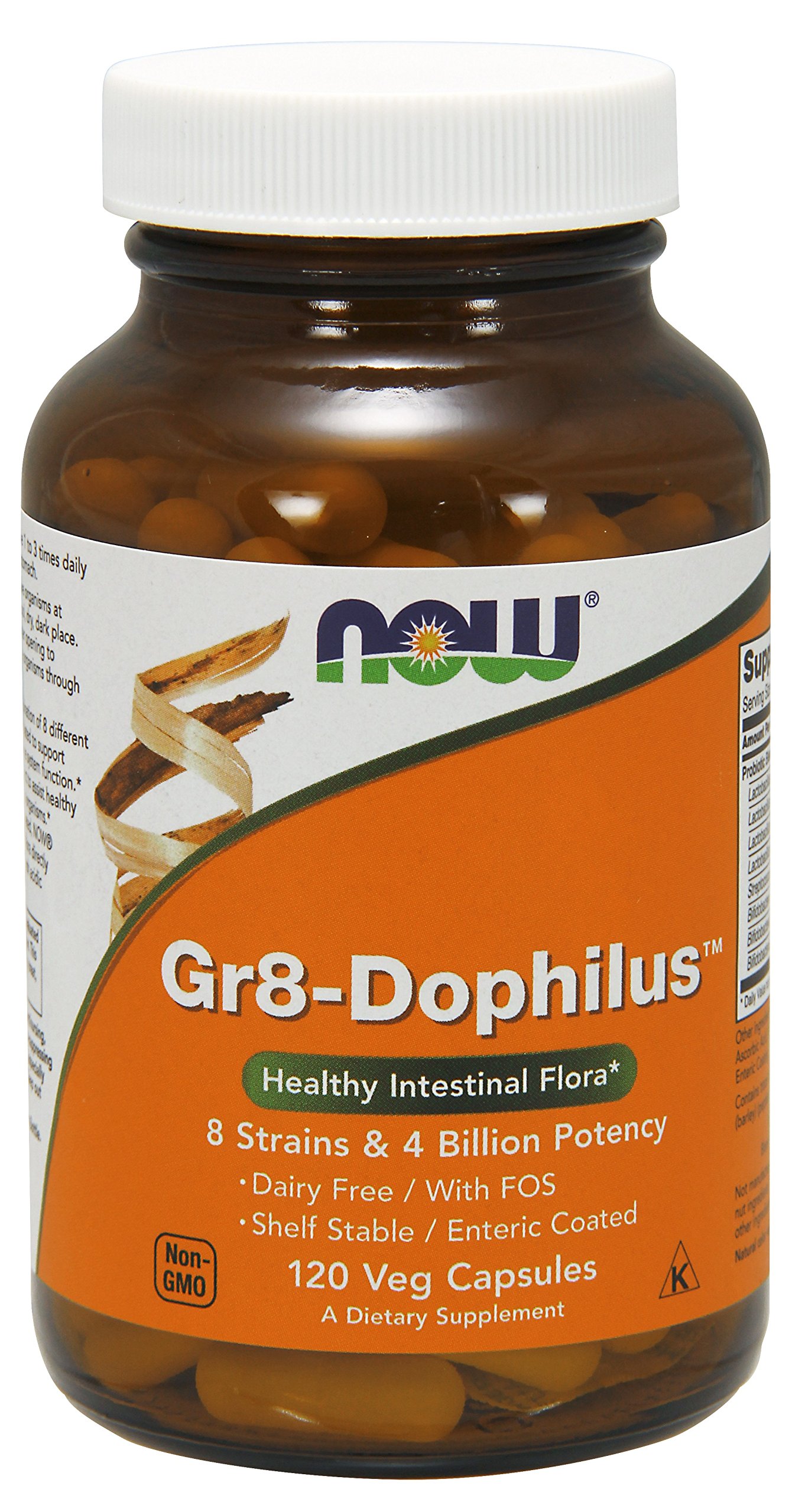 NOW Foods Gr8-​Dophilus - 120 vcaps