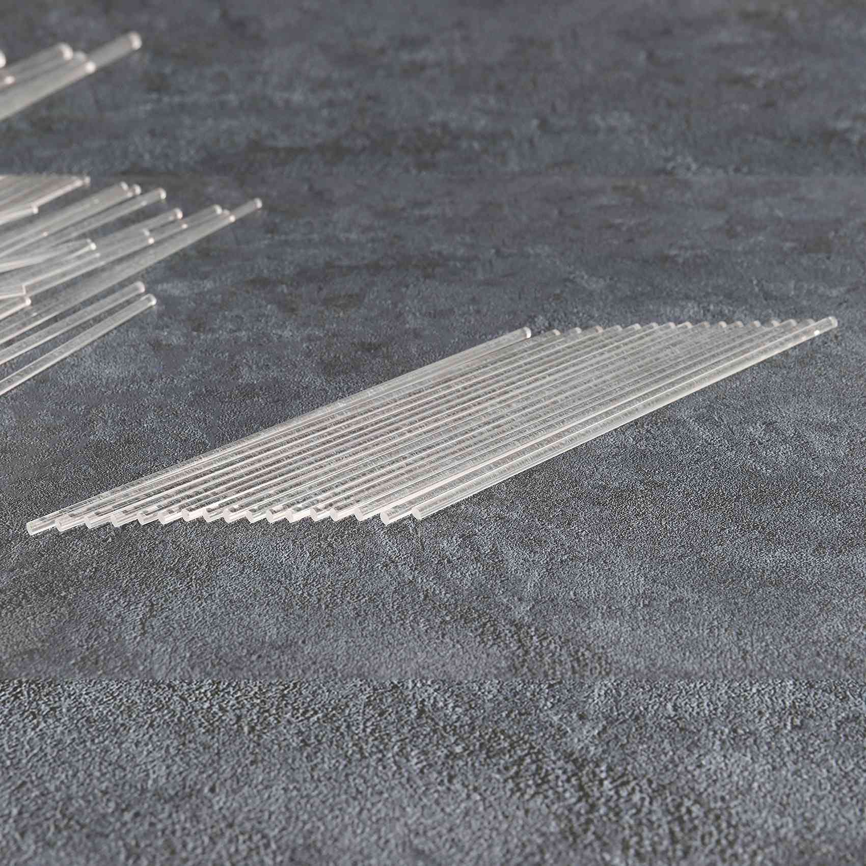 Kerta Lot de 100 bâtonnets creux en plastique de qualité alimentaire pour chocolat, utilisés pour la fabrication de sucettes amusantes et la Kerta Lot de 100 bâtonnets creux en plastique de qualité alimentaire pour chocolat, utilisés pour la fabrication de sucettes amusantes et la