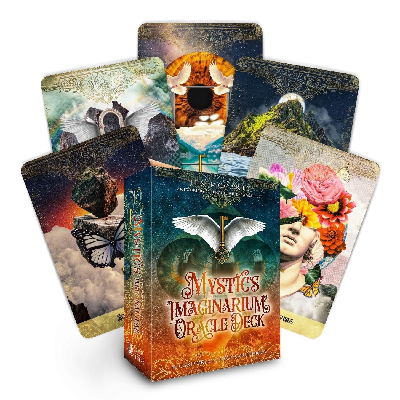 Mystic's Imaginarium Oracle Deck: (44 Full-Color Cards and 90-Page Guidebook)