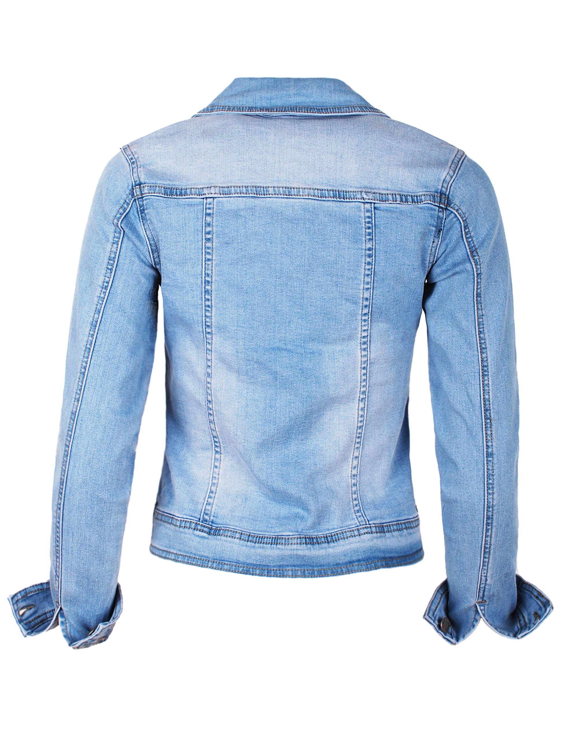 Fraternel Chaqueta Vaquera para Mujer Denim Jacket
