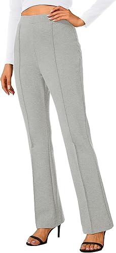 Miniatura 3 de Urban CoCo Pantalones de trabajo elásticos con corte de bota pantalones de yoga pequeños para oficina casual