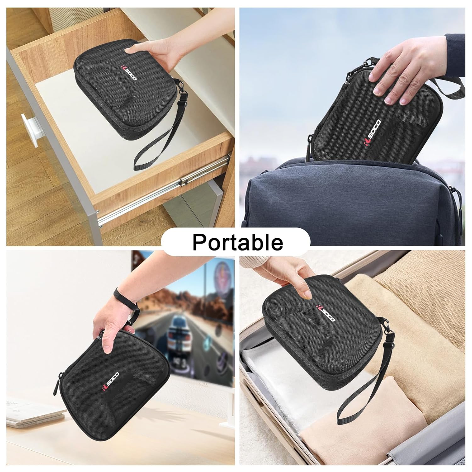 RLSOCO Carrying Case for 8Bitdo Ultimate 2C/Ultimate 2/64/Ultimate C/Ultimate 2.4G/Ultimate 3-Mode Wireless Controller and More | Compact Design with YKK Zipper & Scratch Protection (Case Only) - Image 6