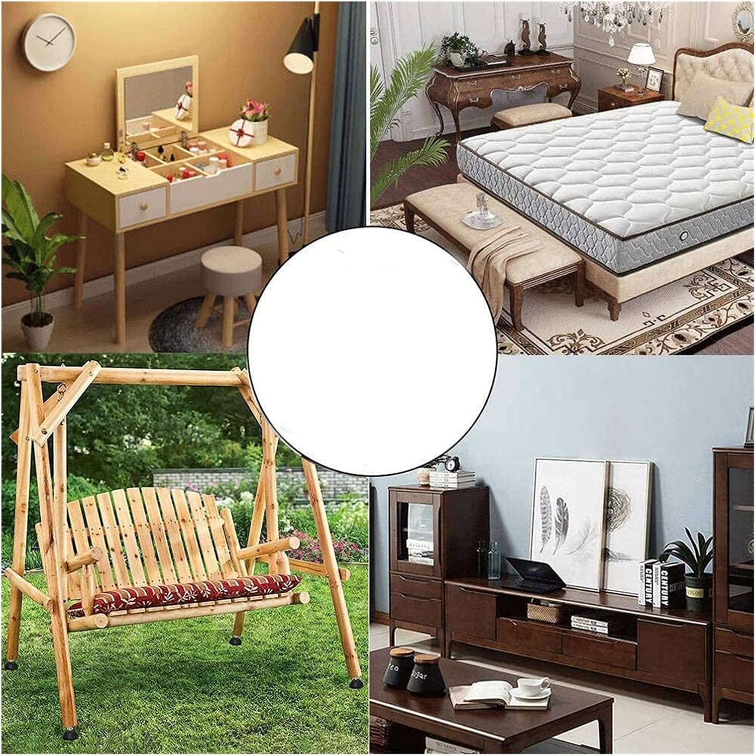 8 Adjustable Leveling Feet, Heavy-duty Furniture Leveling Feet, Leveling Feet, Rubber Base Leveling Machines, Furniture Machinery and Equipment Leveling Feet Thread, 80mm Base ( Size : D80*M20*150MM )