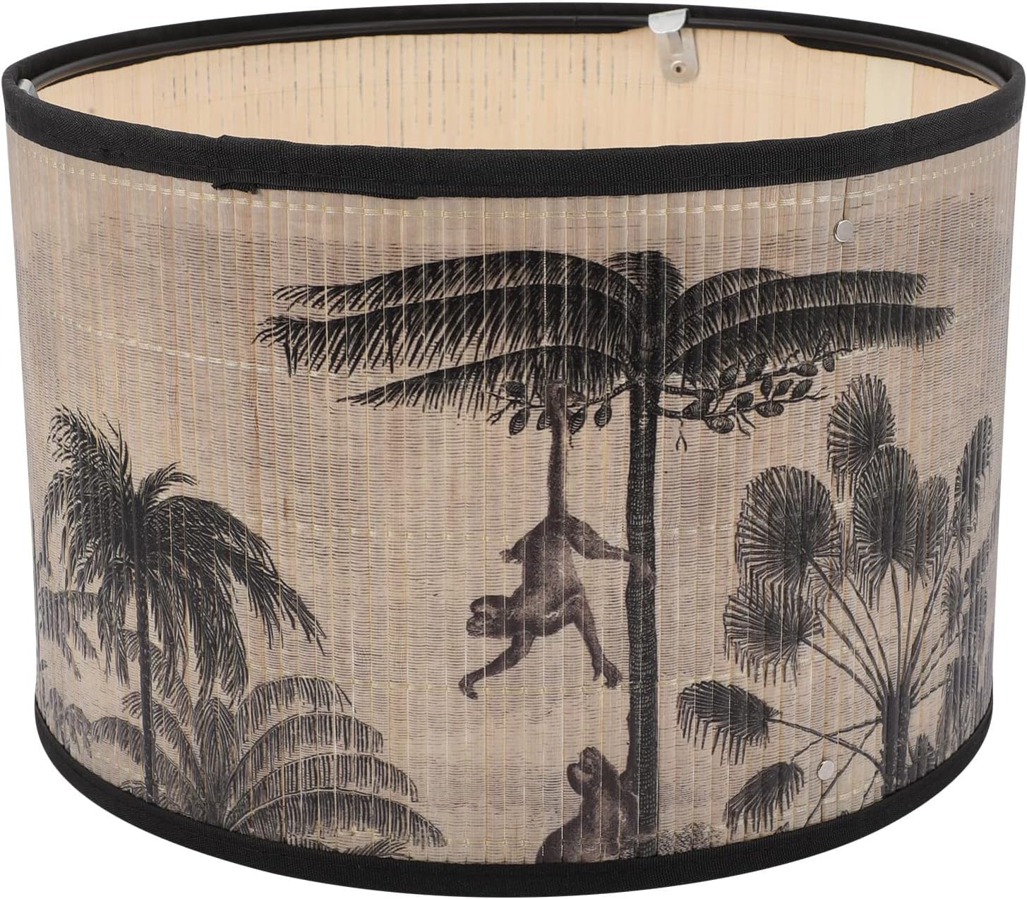 Lurrose Printed Lamp Shades Colorful Lamp Shade Vintage Drum Lamp Shade Unique Lamp Shades