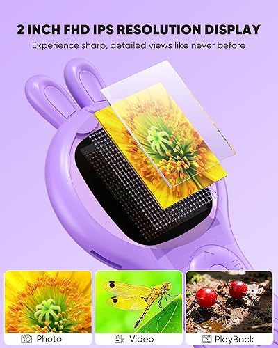 Miniatura 28 de Microscopio para niños - Mini microscopio digital de bolsillo para niños, lupa portátil USB 500X, zoom 4X, regalos de cumpleaños de Navidad