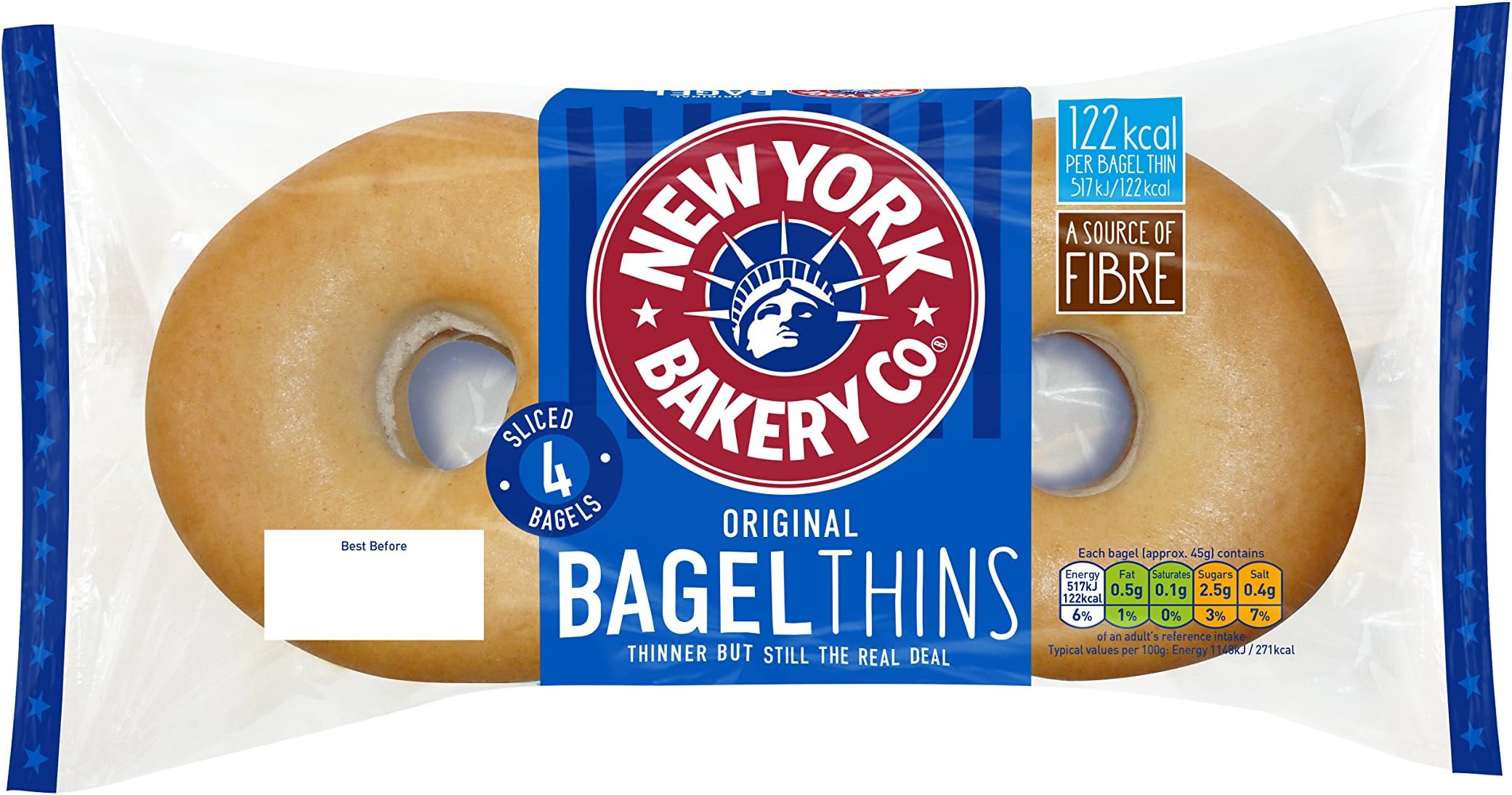 NEW YORK 4 ORIGINAL BAGEL THIN