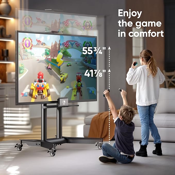Soporte para TV Móvil con Ruedas para Pantallas de 32-75 pulgadas miniatura 3