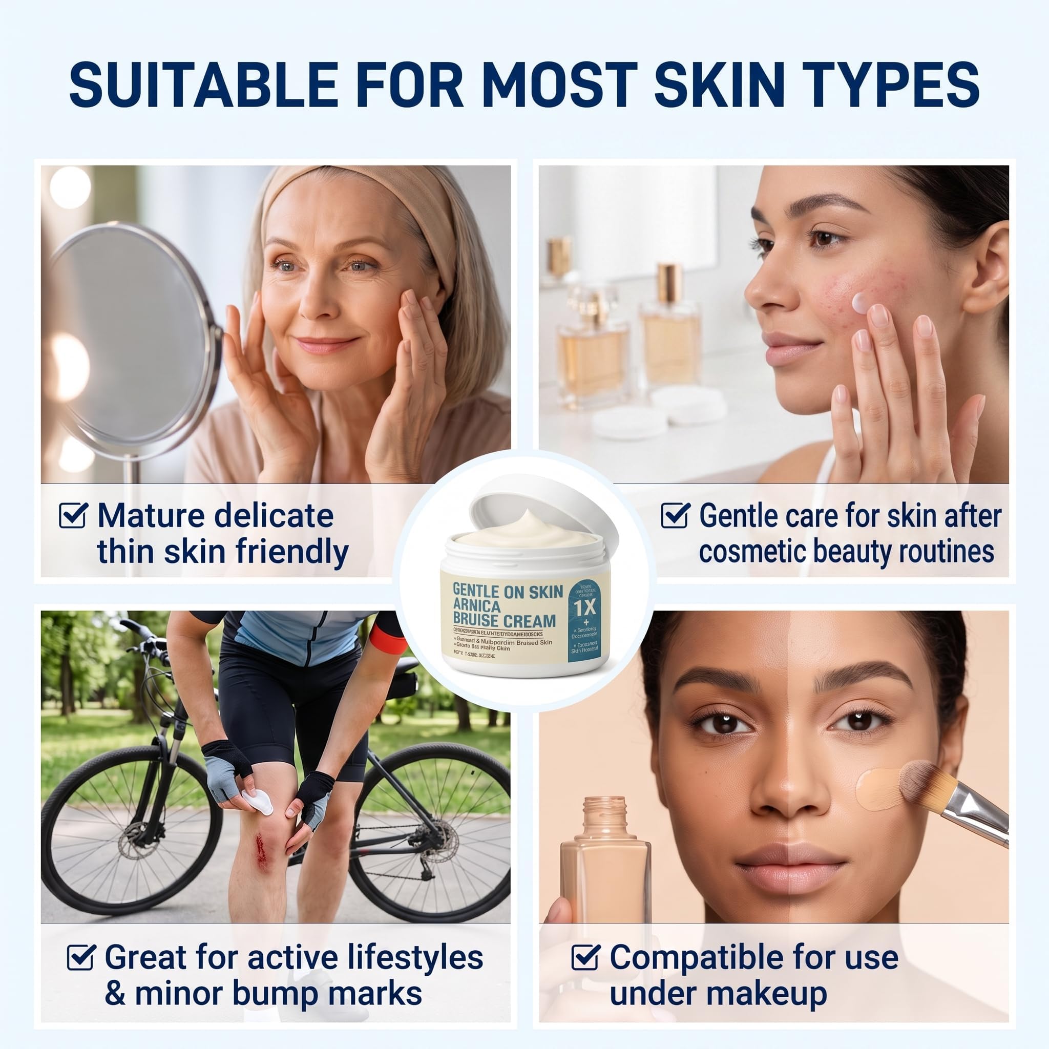 Extra Strength Arnica Bruise Cream with Vitamins K, C & E