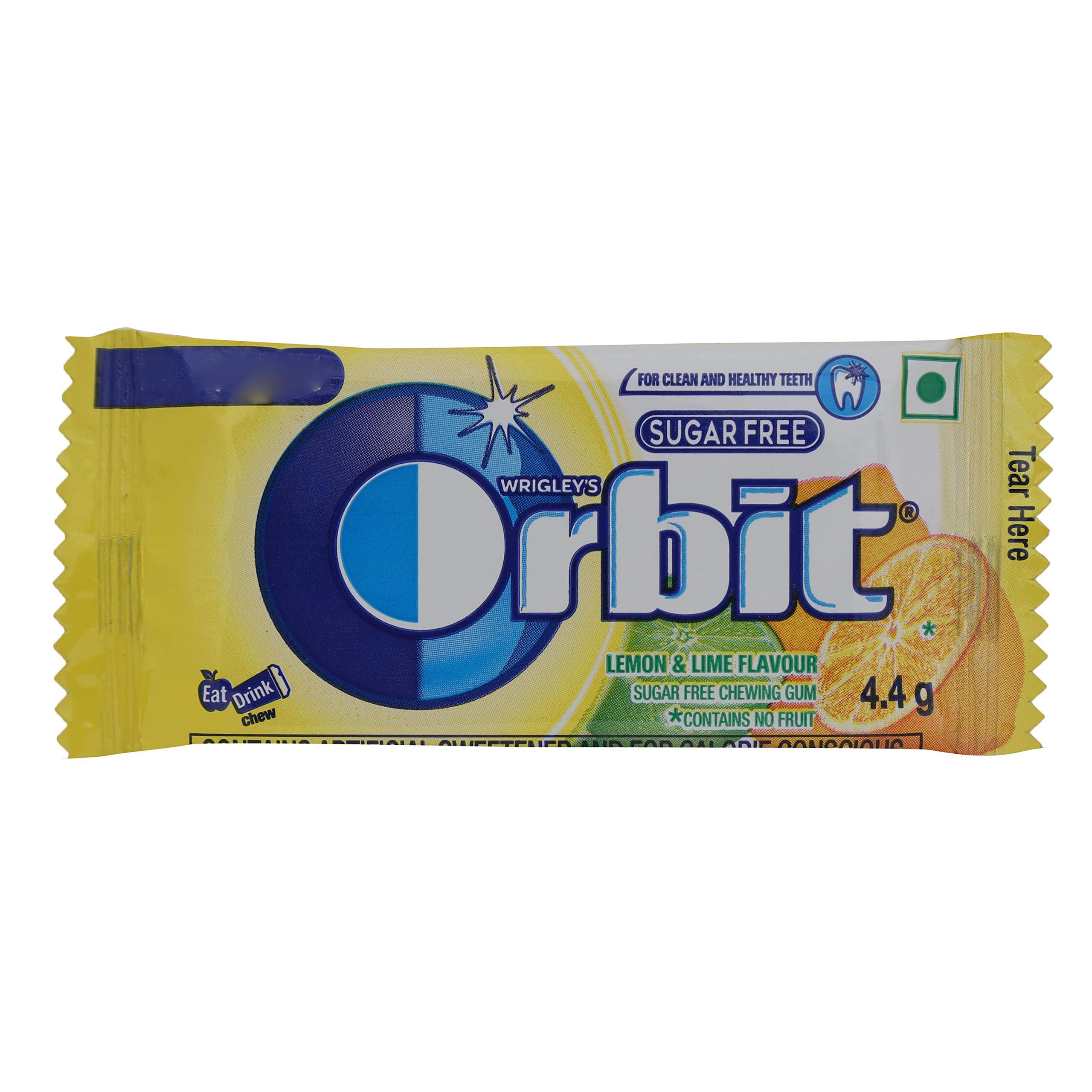 Wrigley's Wrigleys Orbit Sugar-Free Chewing Gum - Lemon & Lime, 4.4g