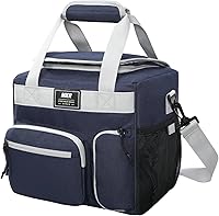 Vista 15 de MIER Bolsa enfriadora suave extra grande de 30L con abridor de botellas para camping, playa, barbacoa, comestibles, golf, a prueba de fugas, bolsa