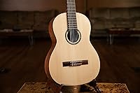 Vista 9 de Ortega Guitars 6 cuerdas Student Series Pro Solid Top Nylon Guitarra clásica, derecha, abeto, 4/4 (R55)