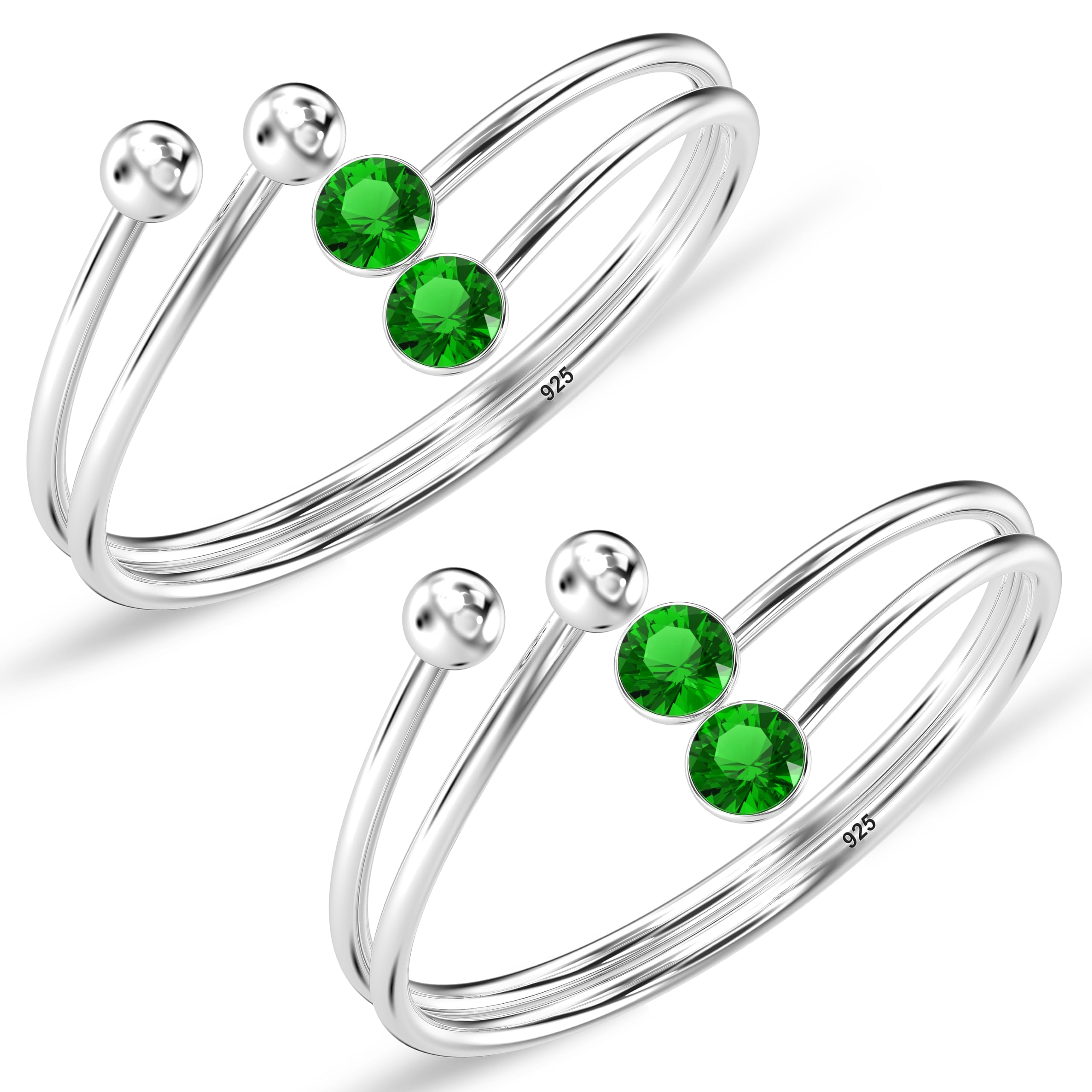 Silver Style 925 Sterling Silver BIS Hallmarked Toe Rings for Women Ladies Pure Chandi Latest Style Design Bichiya for Leg Foot Finger Ring (B09C8M9YZG) Amazon Price History, Amazon Price Tracker