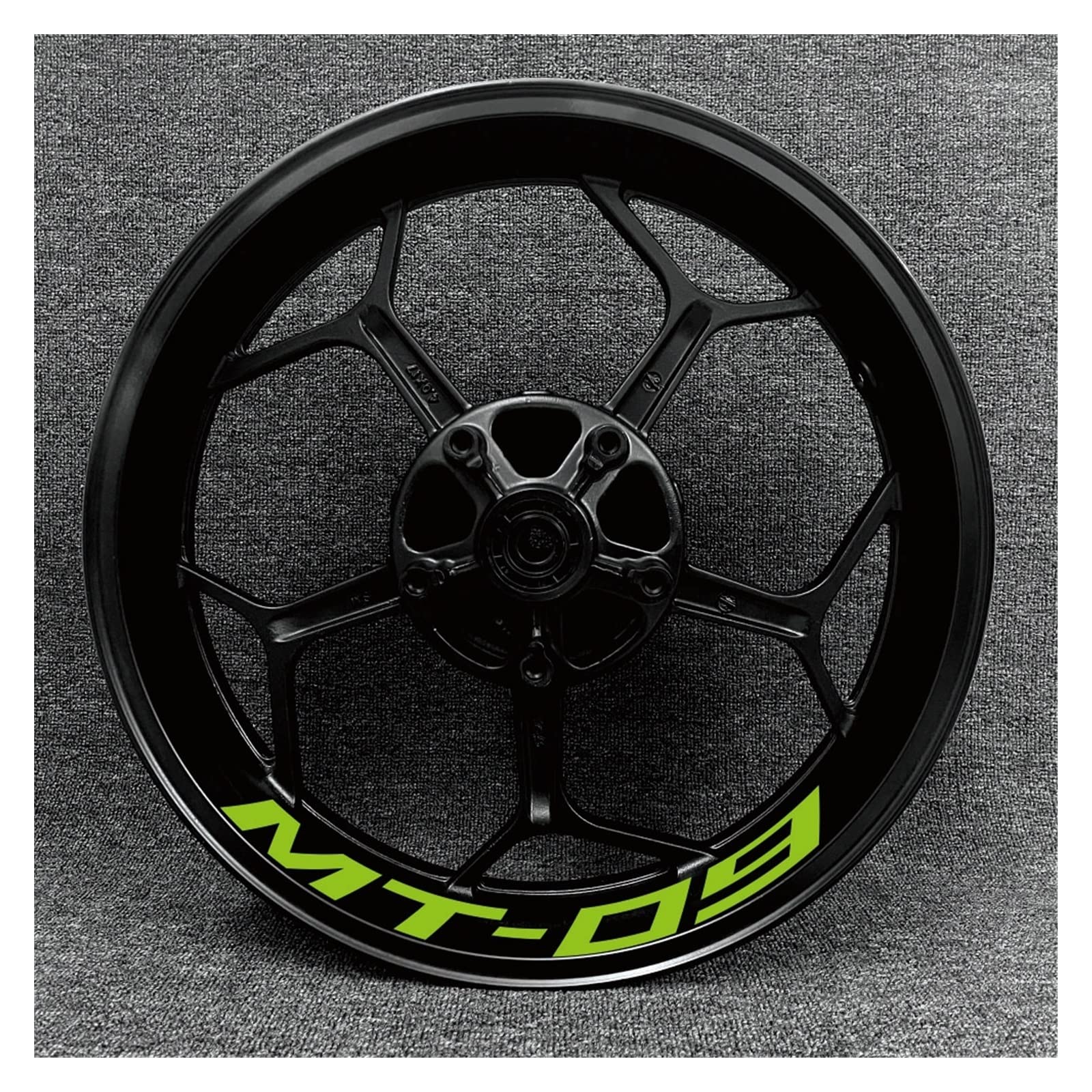 Autocollant pour jantes de moto réfléchissant sticker bord de roue MT-07 MT-09 MT-03 couleur H