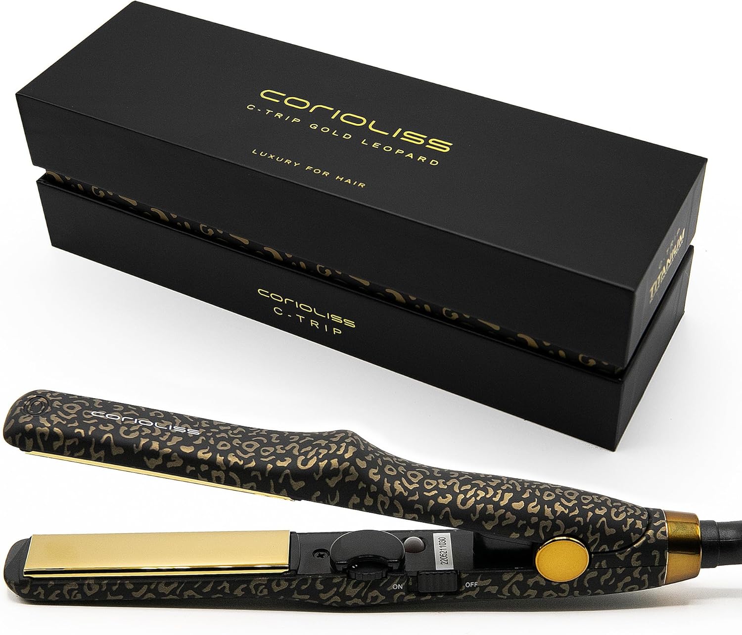 CORIOLISS C Trip Mini Hair Straighteners for Women Titanium Curler