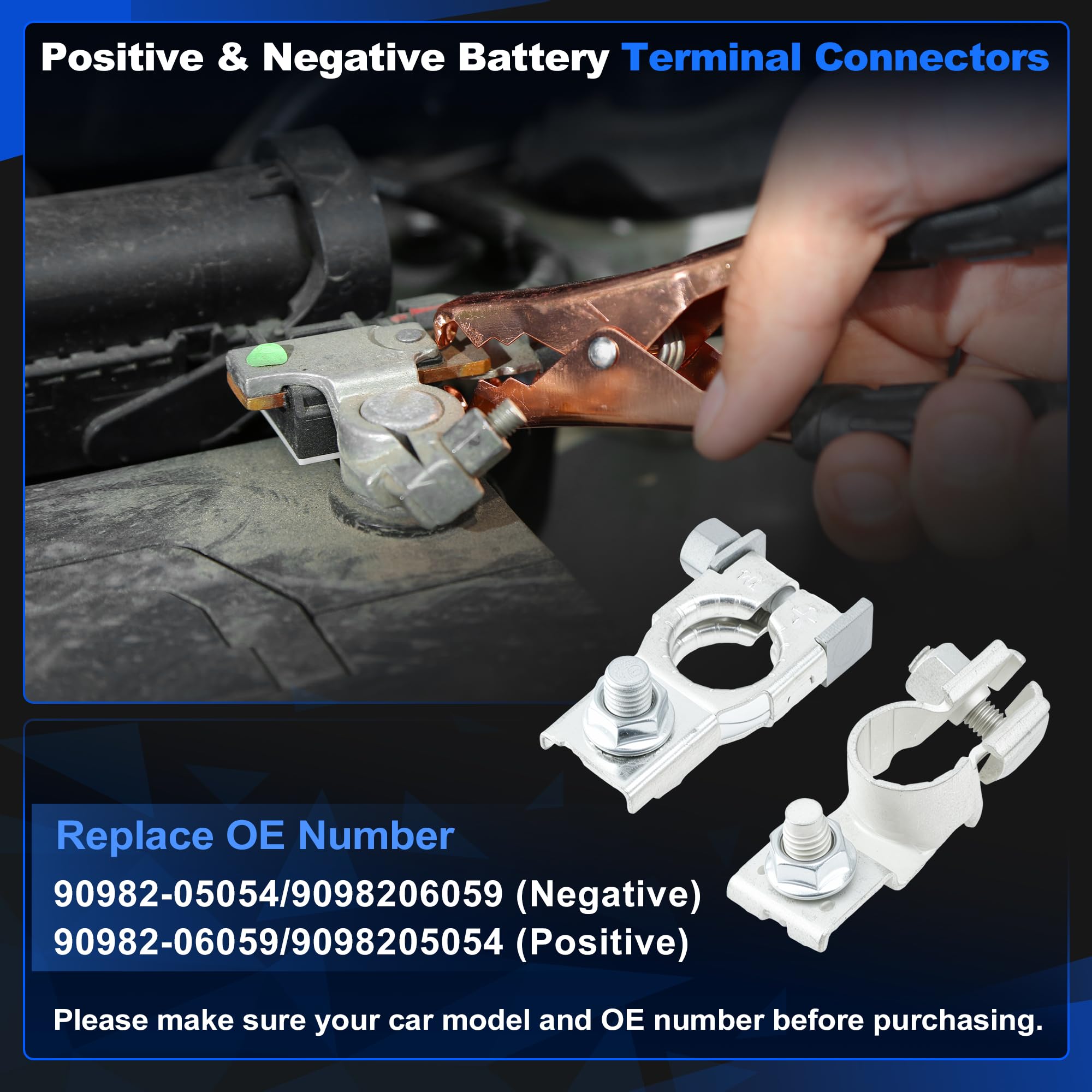 Amazon.com: INFINAUTO Positive and Negative Battery Terminal