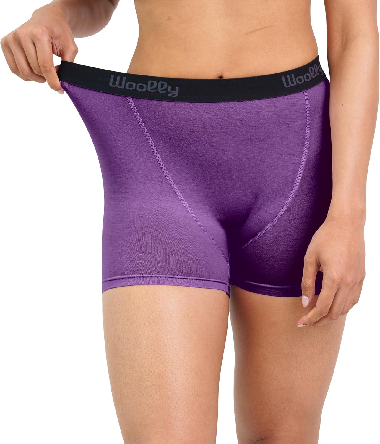 Women's Merino Boxer Short By Woolly | RWS Certified | Soft, Breathable, Seattle Designed