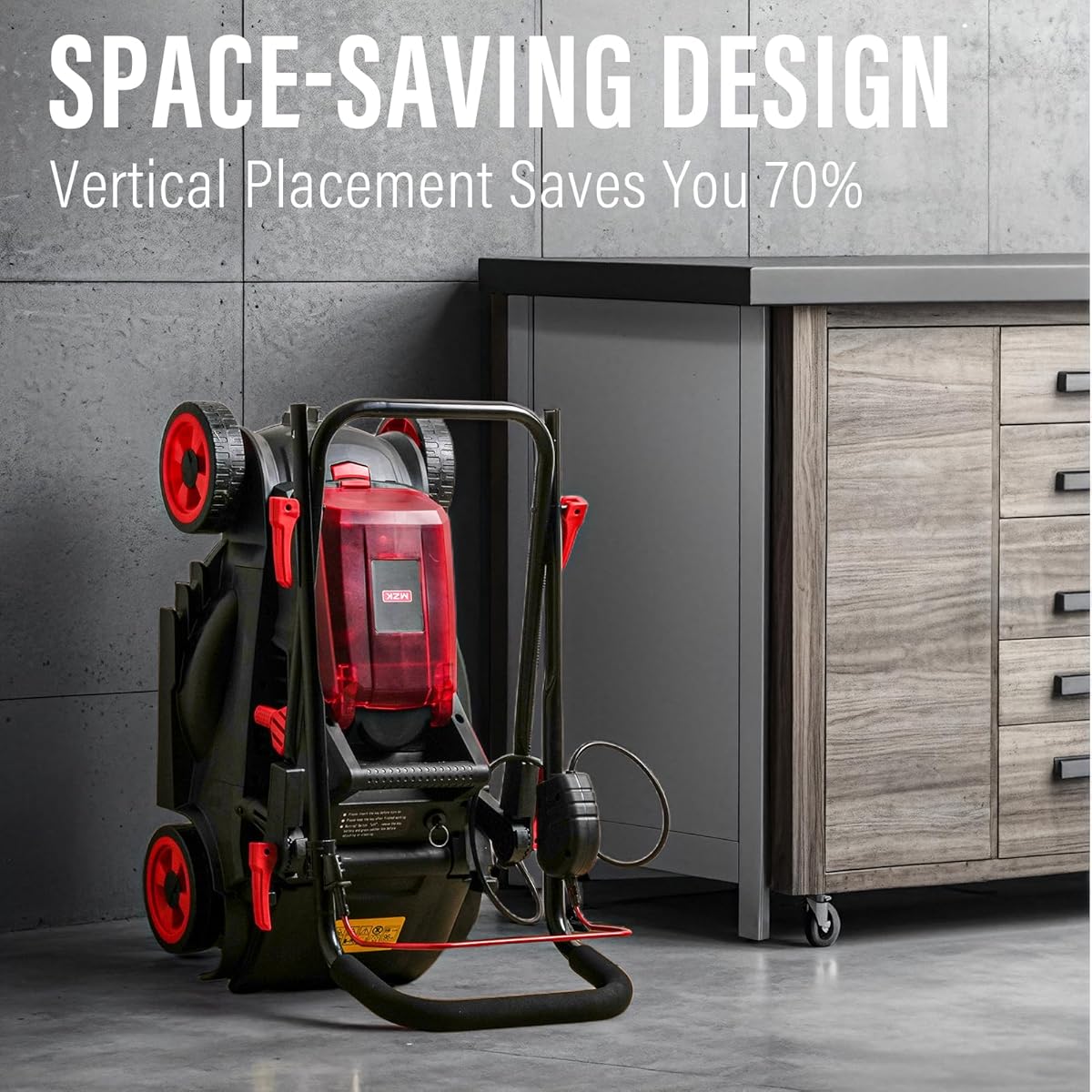 $27/mo Finance MZK 40V(2 x 20V) 13”Cordless Electric Lawn Mower