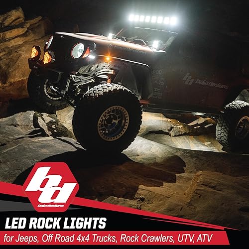 Miniatura 8 de Baja Designs Kit de luces LED de roca (ámbar)