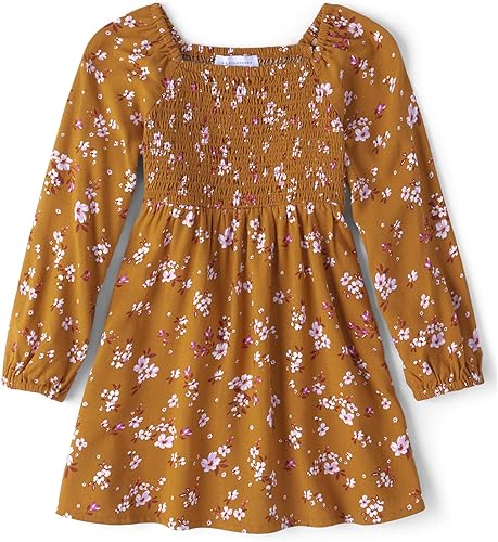 The Children's Place Baby Girls' One Size and Toddler Long Sleeve Fashion Dress