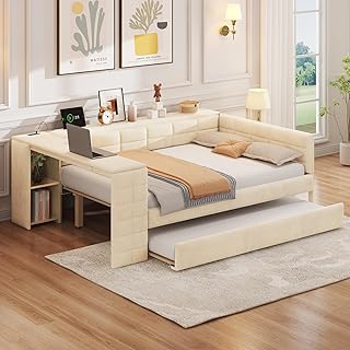 12 Loft Bedroom Ideas for Airy Open Smart Layouts 120 Merax Full Size Velvet Fabric Upholstered Platform Bed with Storage Shel...
