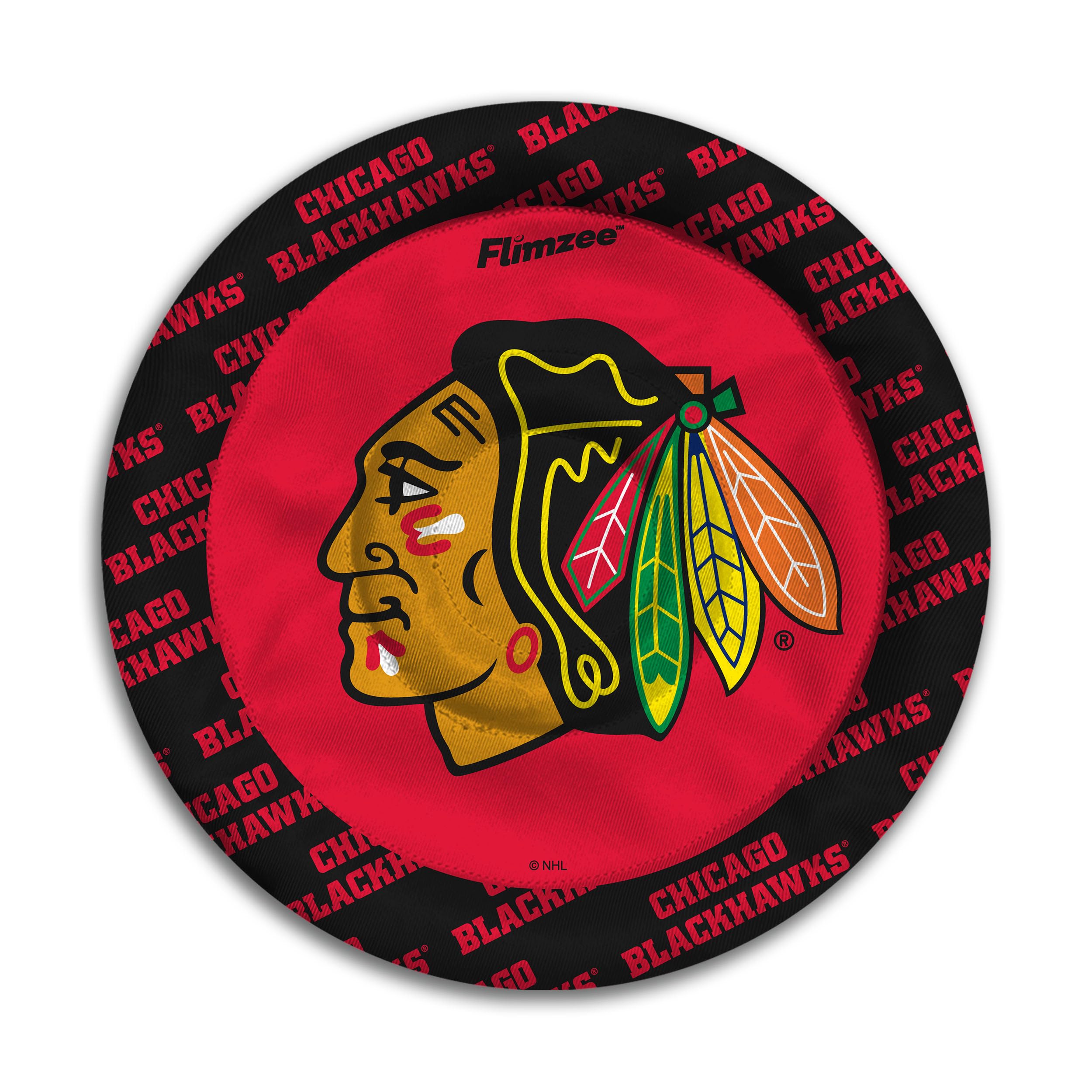 YouTheFan NHL Chicago Blackhawks Flimzee Bean-Bag Flying Disc
