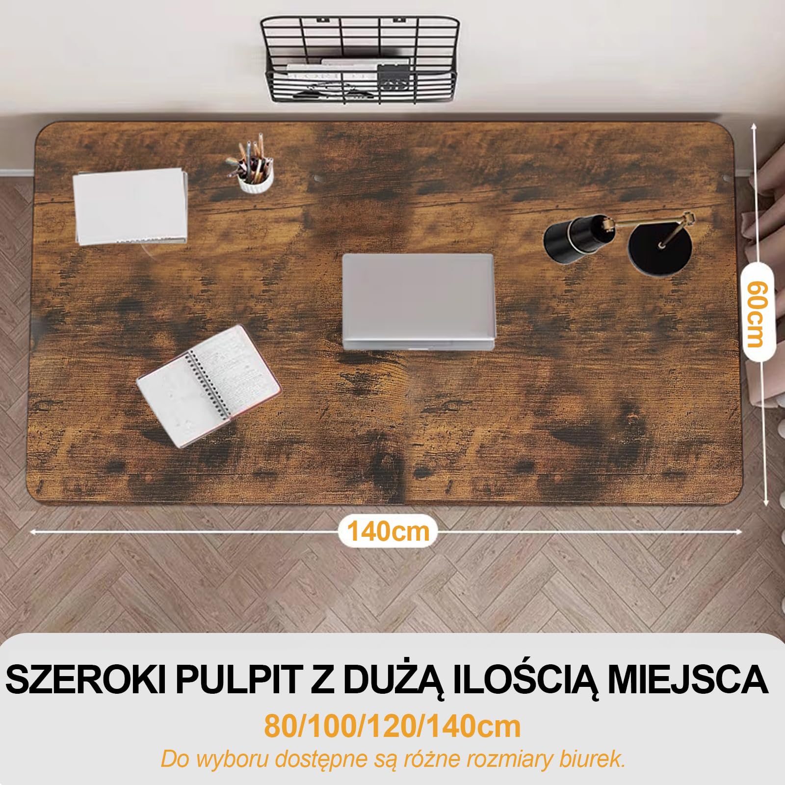 Biurko Komputerowe, Stół do Pisania Prosty Styl, Nowoczesne Biurko Domowe do Sypialni