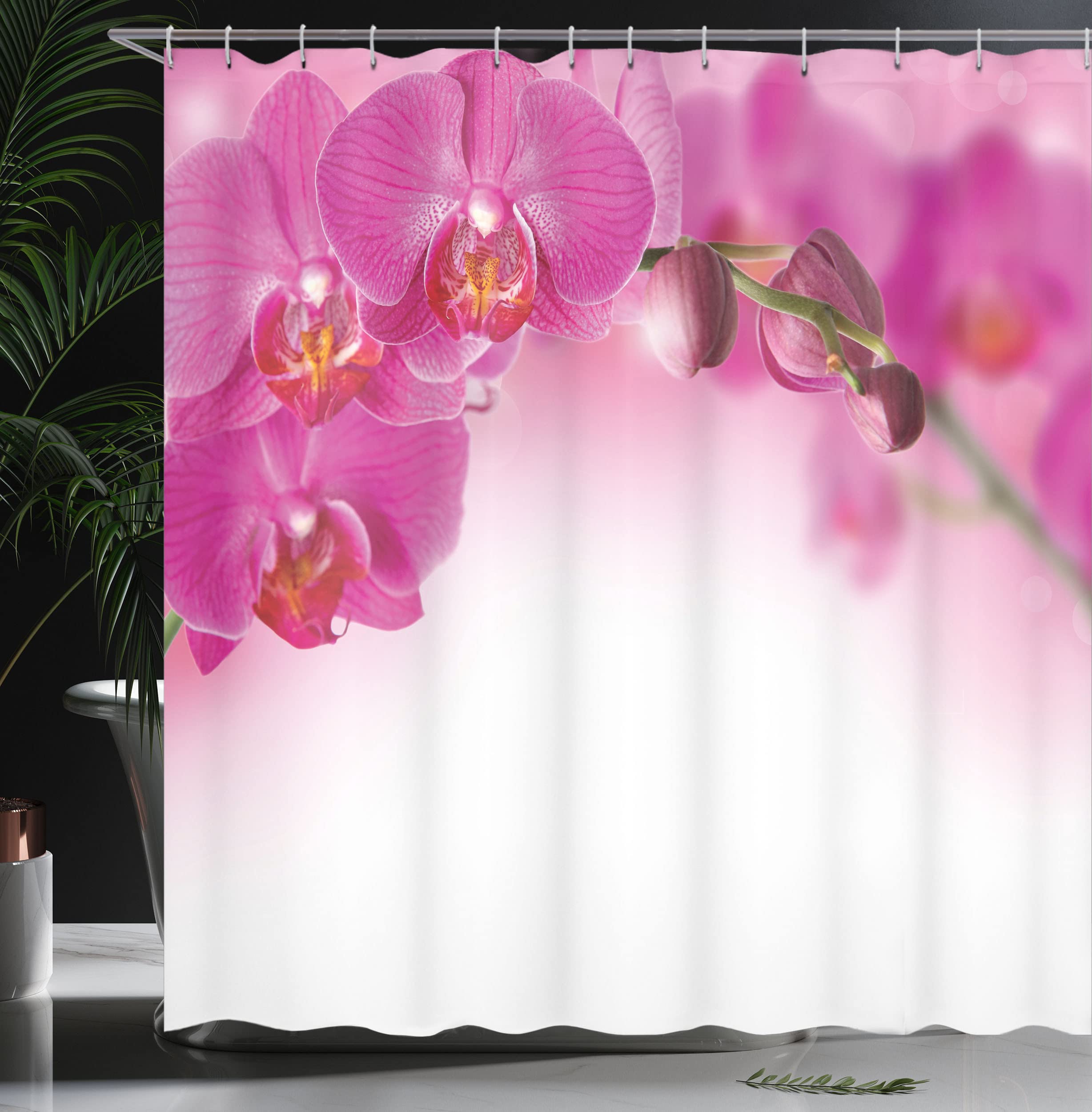 JAWO Duschvorhang Boho-Mond-Sterne - 175x178 Cm, Polyester, Wasserdicht