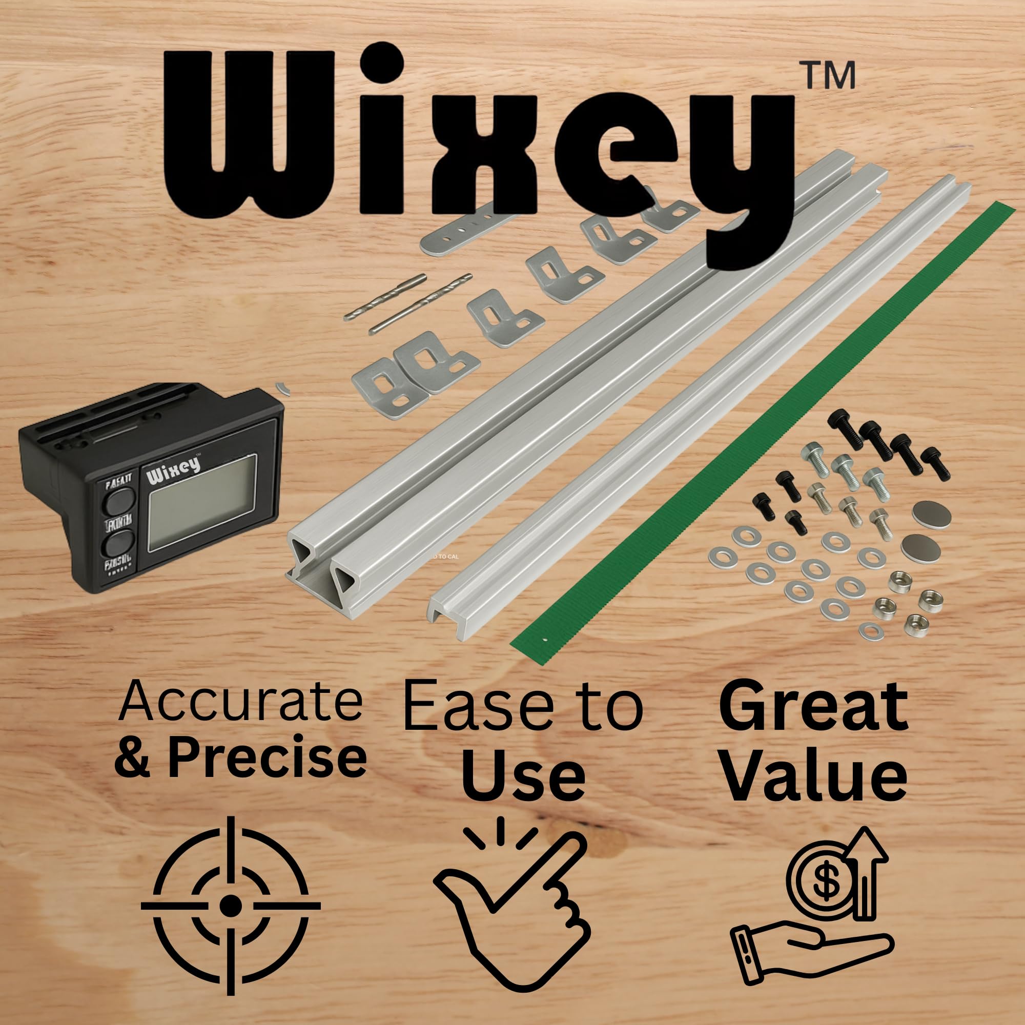 Wixey Saw Fence Digital Readout – Easy-to-Read Accurate Table Saw 