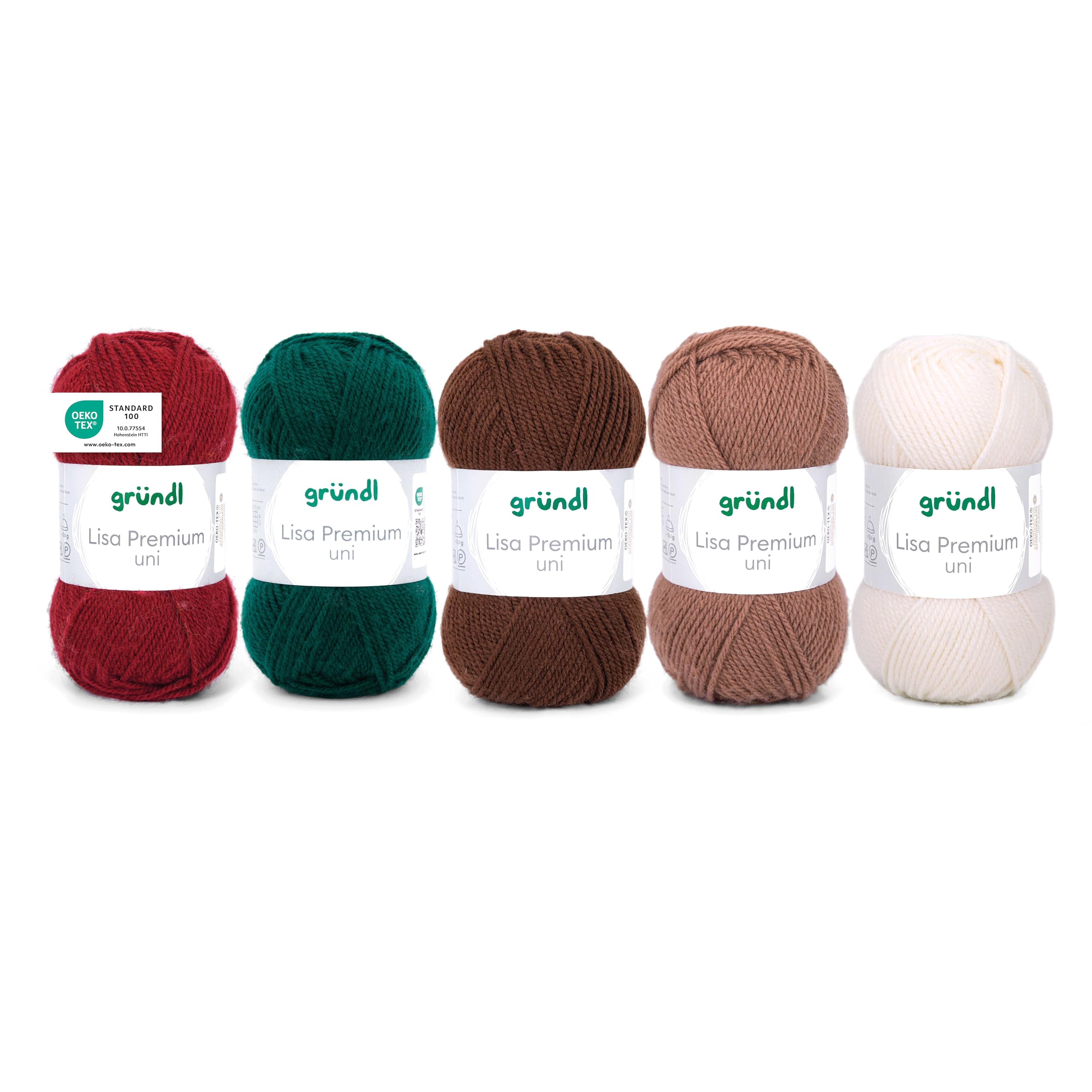 Fil à Tricoter Cotton Quick Gründl | 100% Coton Mercerisé - 50g/125m - Rouge Cerise | OEKO-TEX