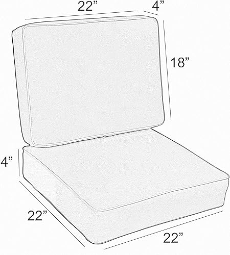 Miniatura 4 de Mozaic Company AMZ784111TESC Sunbrella - Juego de cojines para asiento y respaldo de spa