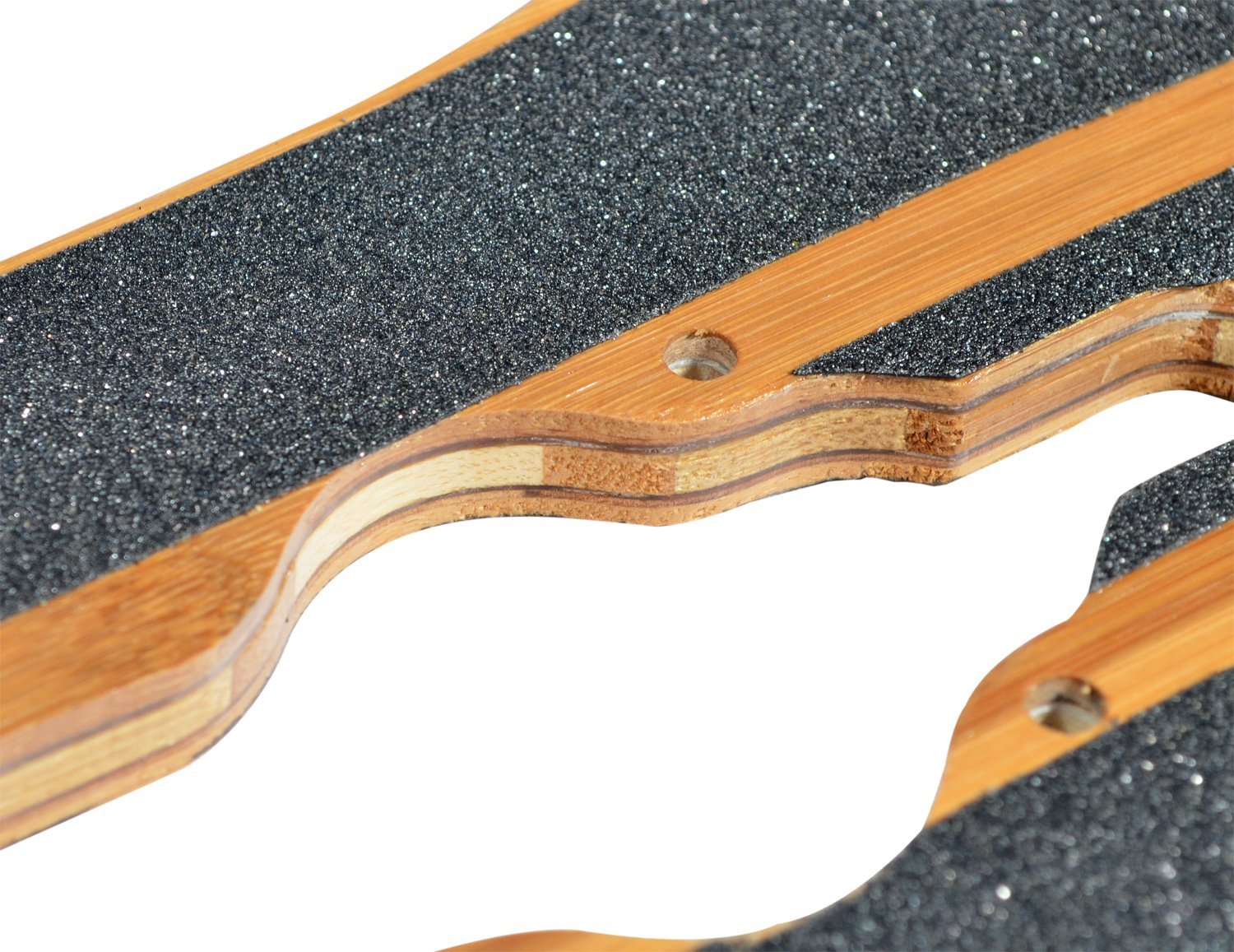 JUCKER HAWAII Planche de longboard – New Hoku Flex 1 ou Flex 2, WAILANI, construction en fibre de verre avec bambou et érable canadien, planche de longboard Makaha Bamboo