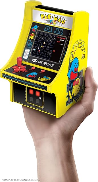 6" Collectible Retro Pac-Man Micro Player (Electronic Games)
