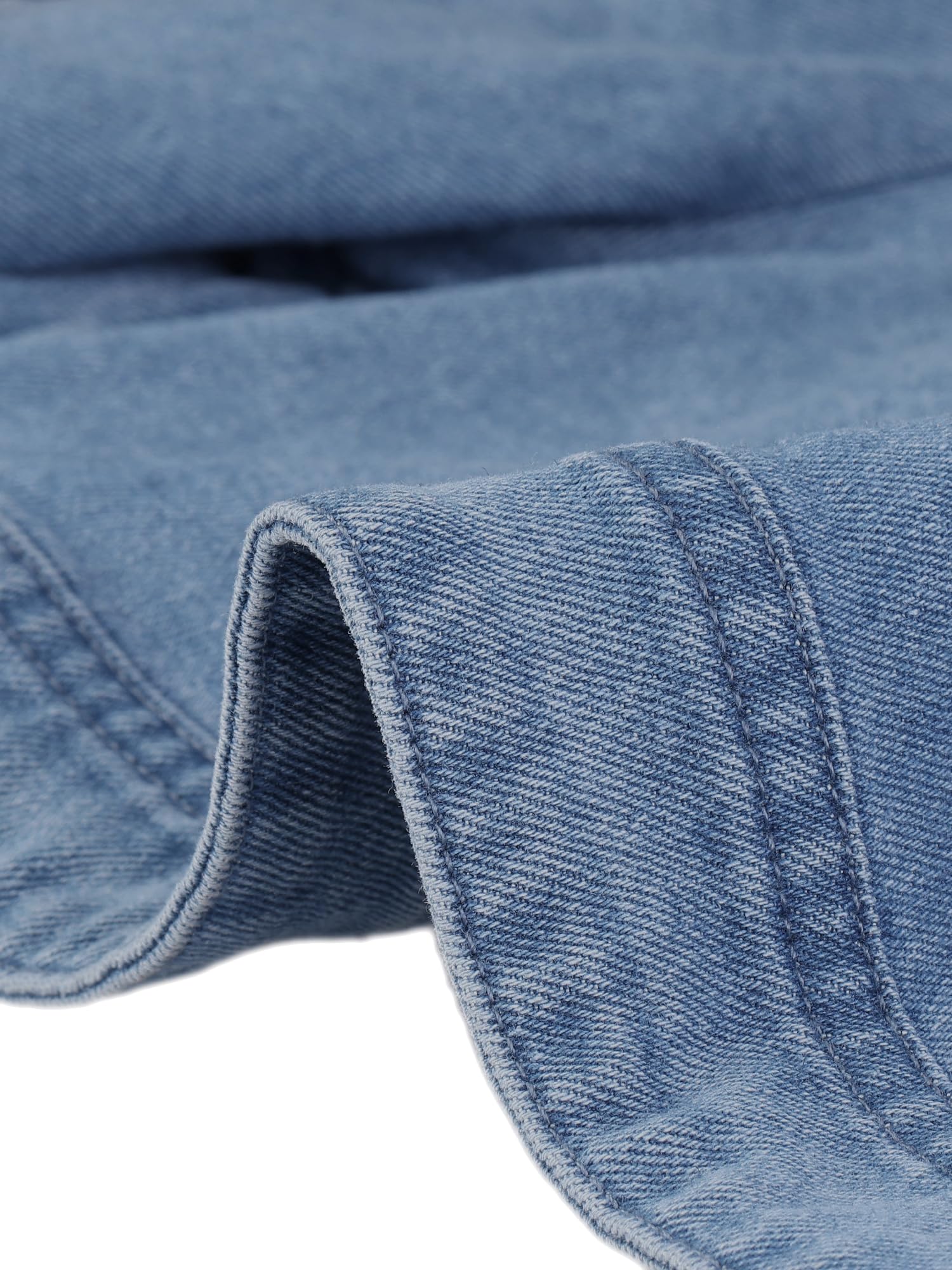 Allegra K Donna Cardigan In Denim Corto Per Giacca Di Jeans Con Collo A Bavero A Maniche Corte
