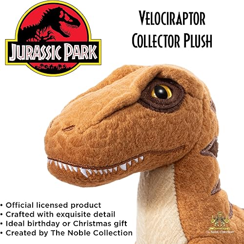 Miniatura 3 de The Noble Collection Velociraptor de peluche Jurassic Park Collector