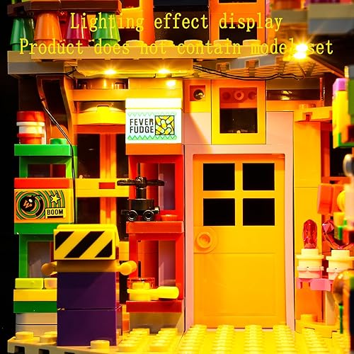 Miniatura 7 de Kit de luces LED compatible con Lego Diagon Alley Weasleys' Wizard Wheezes - Juego de iluminación para el juego de modelos 76422 (juego de modelos