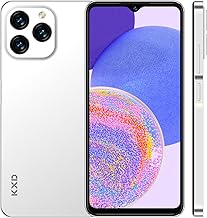 KXD A07 Unlock Cell Phone, Android 12 Unlocked Phone, 4500mAh 10W Fast Smartphones, 13MP+8MP, 6.52 Inch HD+, 4GB + 64GB/SD 256GB Mobile Phone, Fingerprint/Face ID, 4G Dual SIM Phone - White