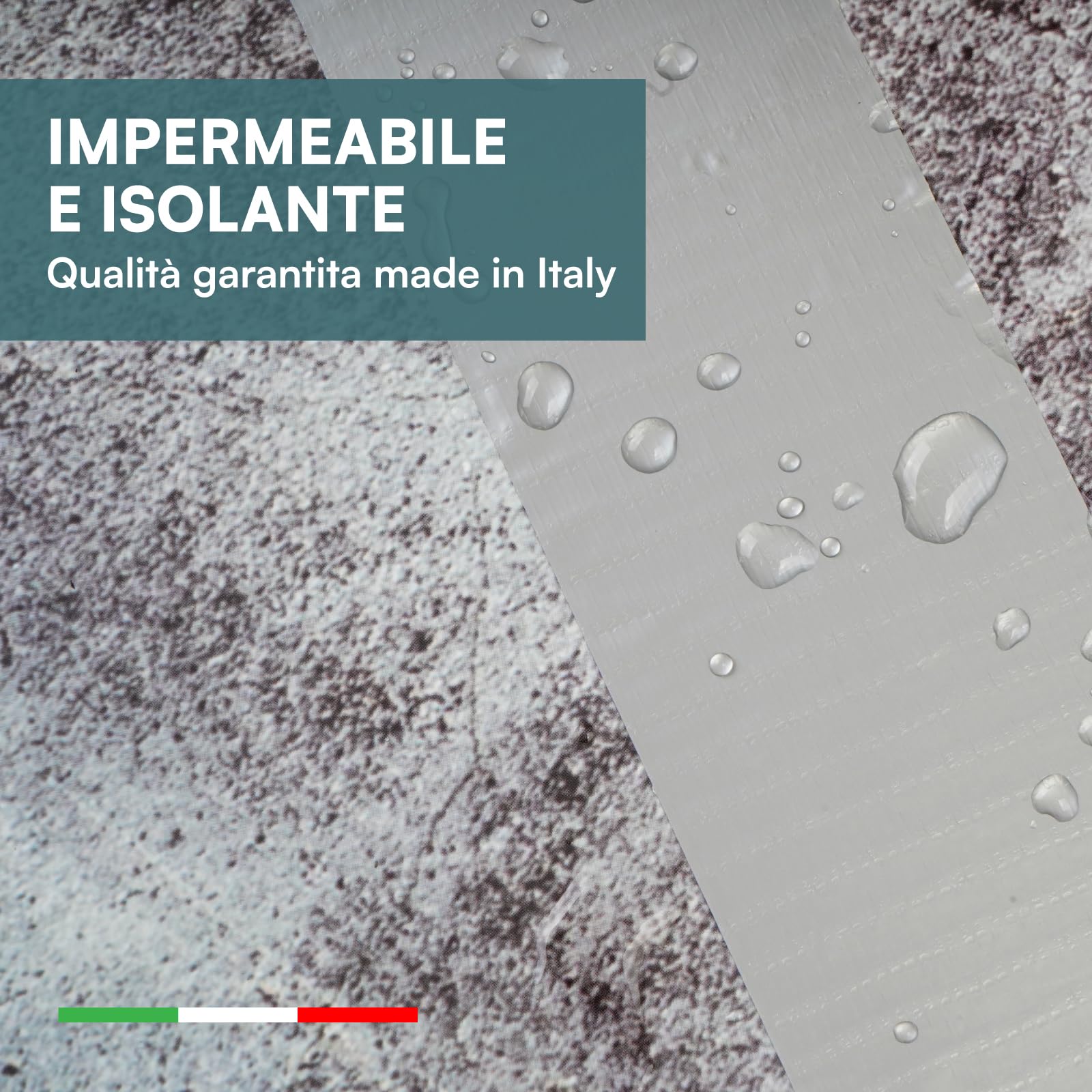 DNK TRADE Nastro Adesivo Telato Americano 50mm x 25m Colore Grigio Isolante e Impermeabile per Riparazioni Professionali e Fai da Te Aderenza Multisuperficie Metallo Plastica e Legno - 2 Rotoli