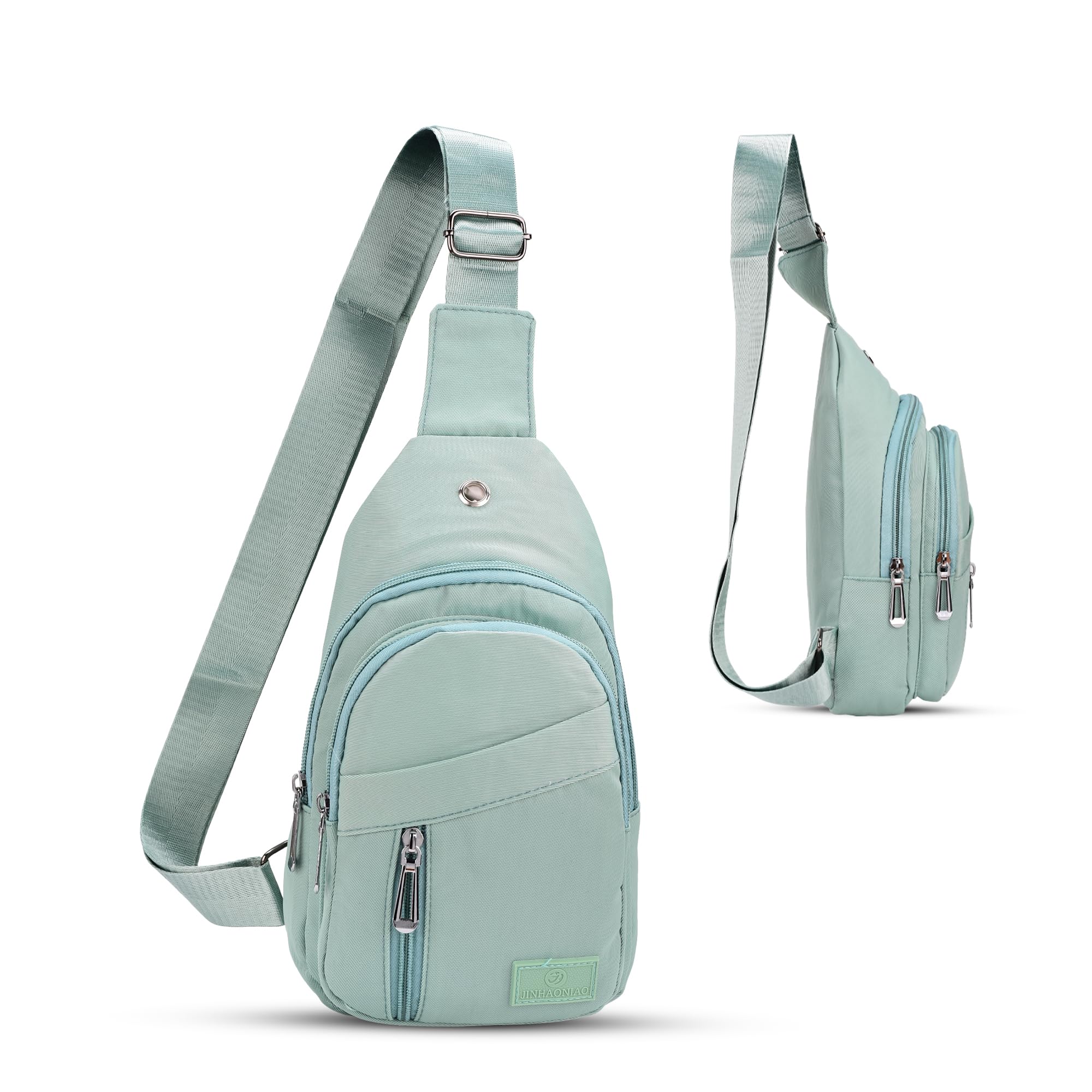 rarepicks CrossBody Sling Backpack for Men & women | Adjustable Strap Sling Bag,Water Resistant Crescent Crossbody Travel Purse, Unisex Chest Bag, Stylish Fanny, Side bag (Blue)-picture-49