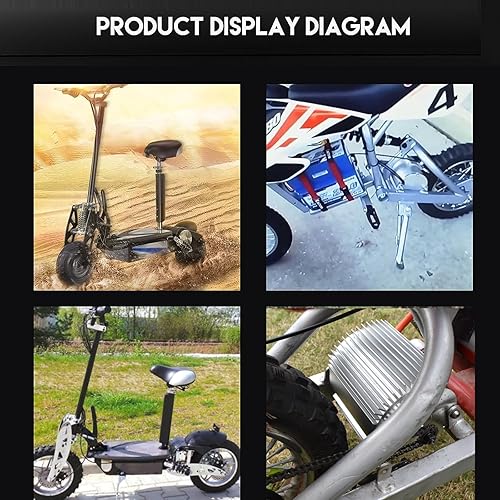 Miniatura 5 de 72V 3000W Motor sin escobillas Max 6700RPM Scooter eléctrico Motor DC 72V Go Kart Motor eléctrico con detección de temperatura